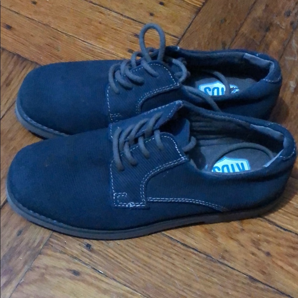 Florsheim kids suede blue shoes